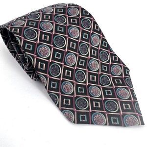Mario Valentino 100% Italian‎ Silk Men's Tie Celtic Knot